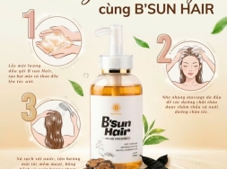 Dầu Gội B'Sun Hair Thảo Dược Hỗ Trợ Giảm Gàu Ngừa Rụng Tóc 5in1, Bô Kết Hà Thú O Dưỡng Tóc Chăc Khỏe 